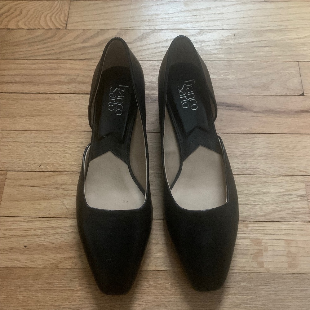 Franko Sarto Connie Women Black Leather 9.5